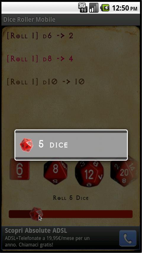 Diceroller Mobile