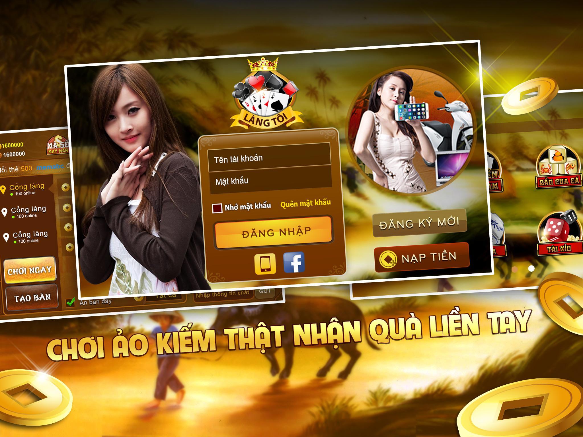 Lang toi: Game bai doi thuong