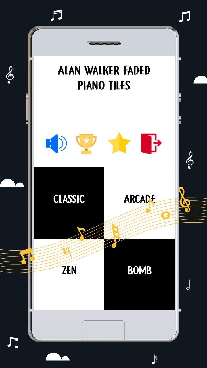 Alan Walker Faded Piano Tiles