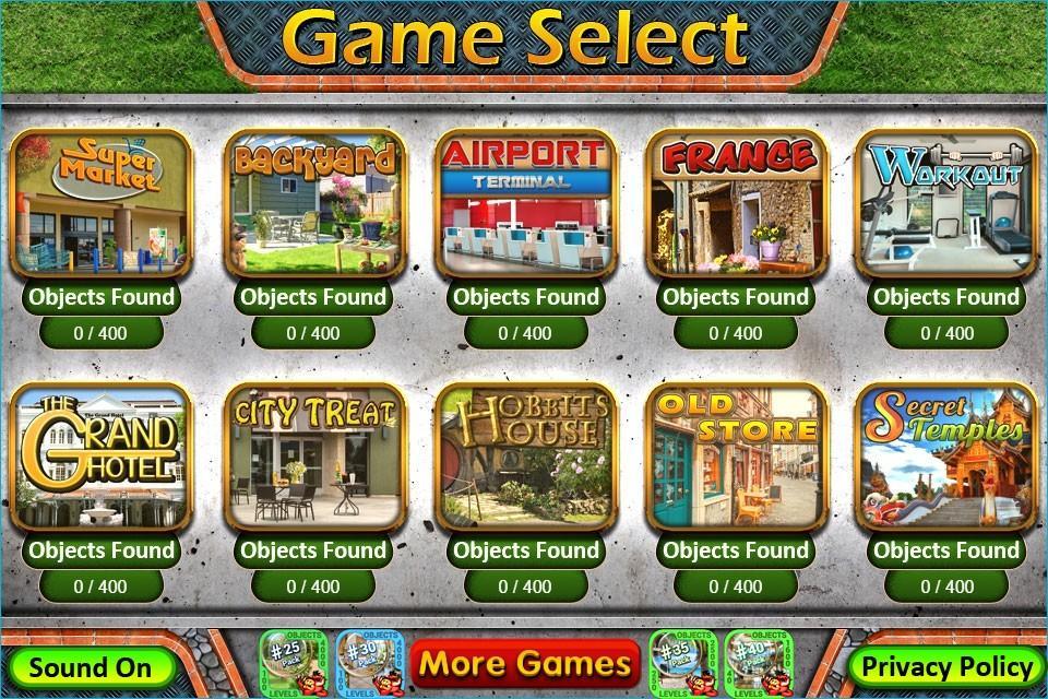 Pack 5 - 10 in 1 Hidden Object Games