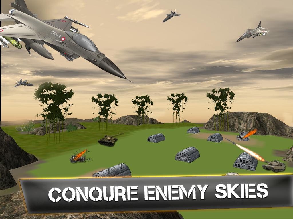 Modern Sky Warplane :  Air Combat Jet fighters