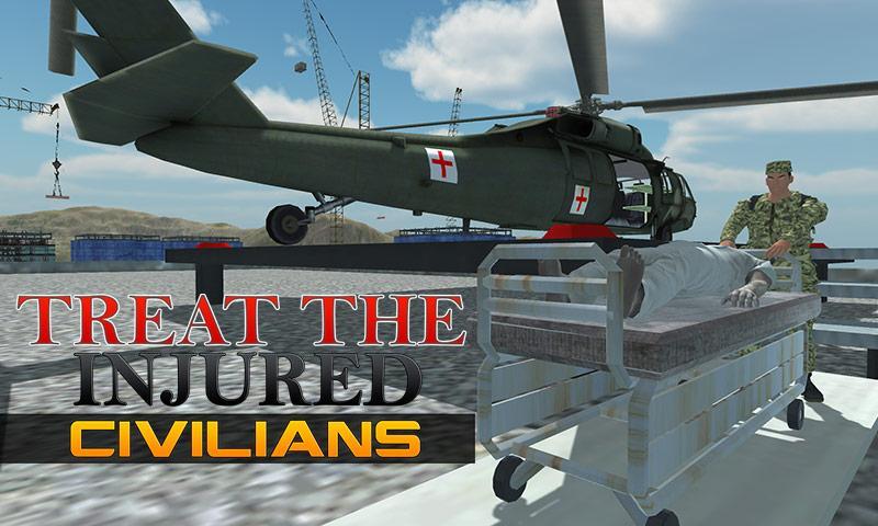 Army Helicopter Ambulance 3D