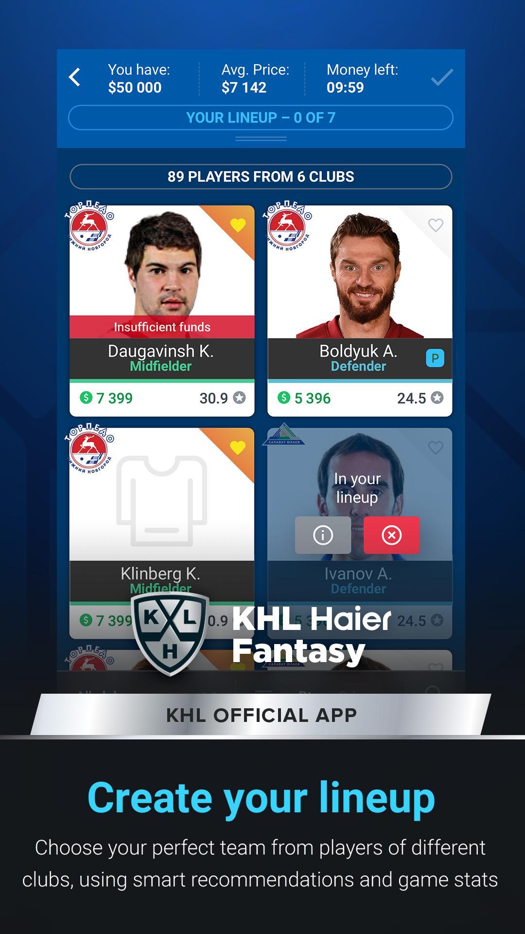 KHL Haier Fantasy