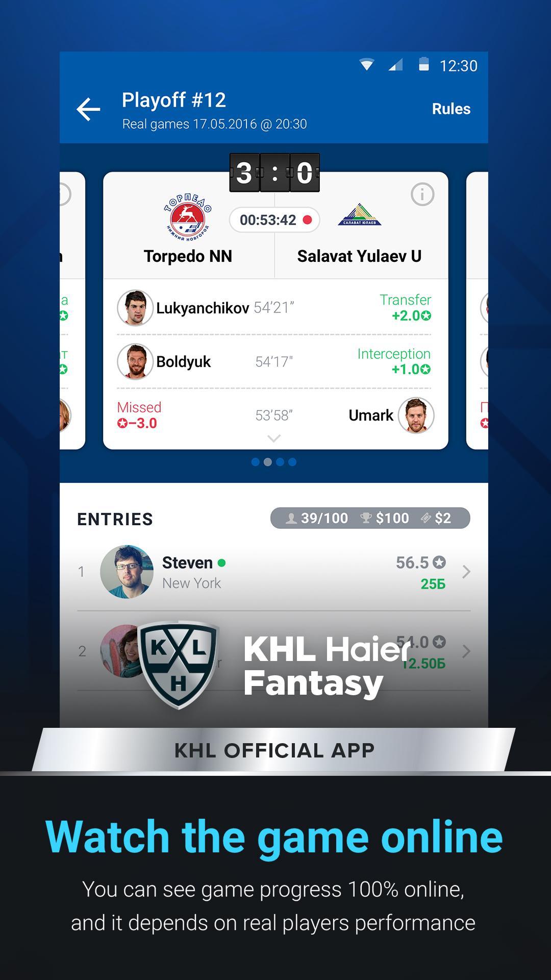 KHL Haier Fantasy