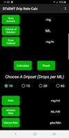 IV Drip Rate Calculator