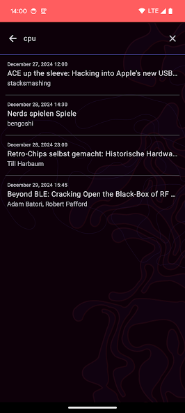 38C3 Schedule