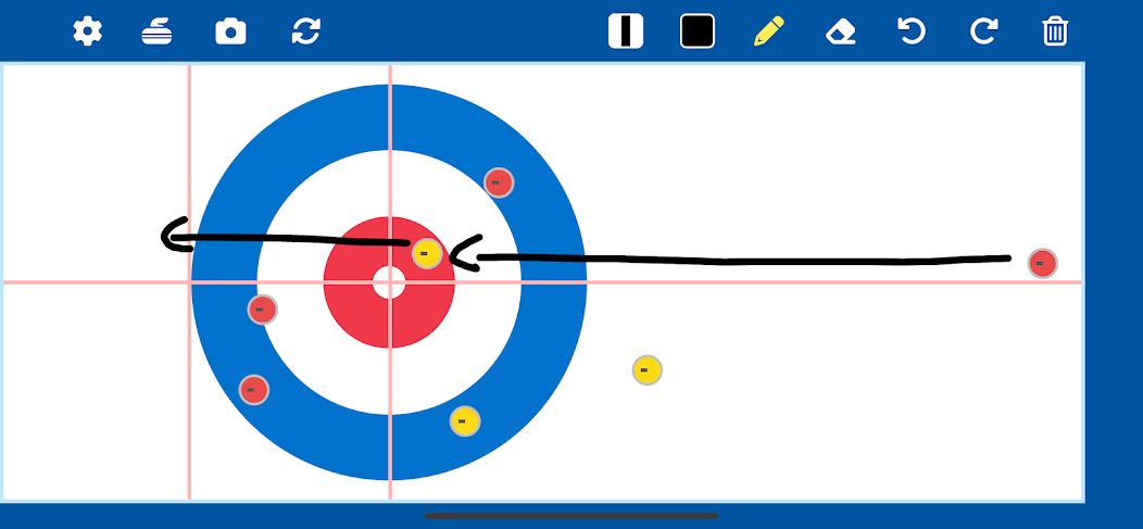 Curling Tactic Board