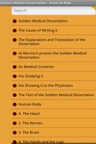 Golden Medical Dissertation