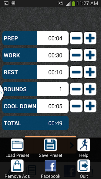 HIIT interval training timer