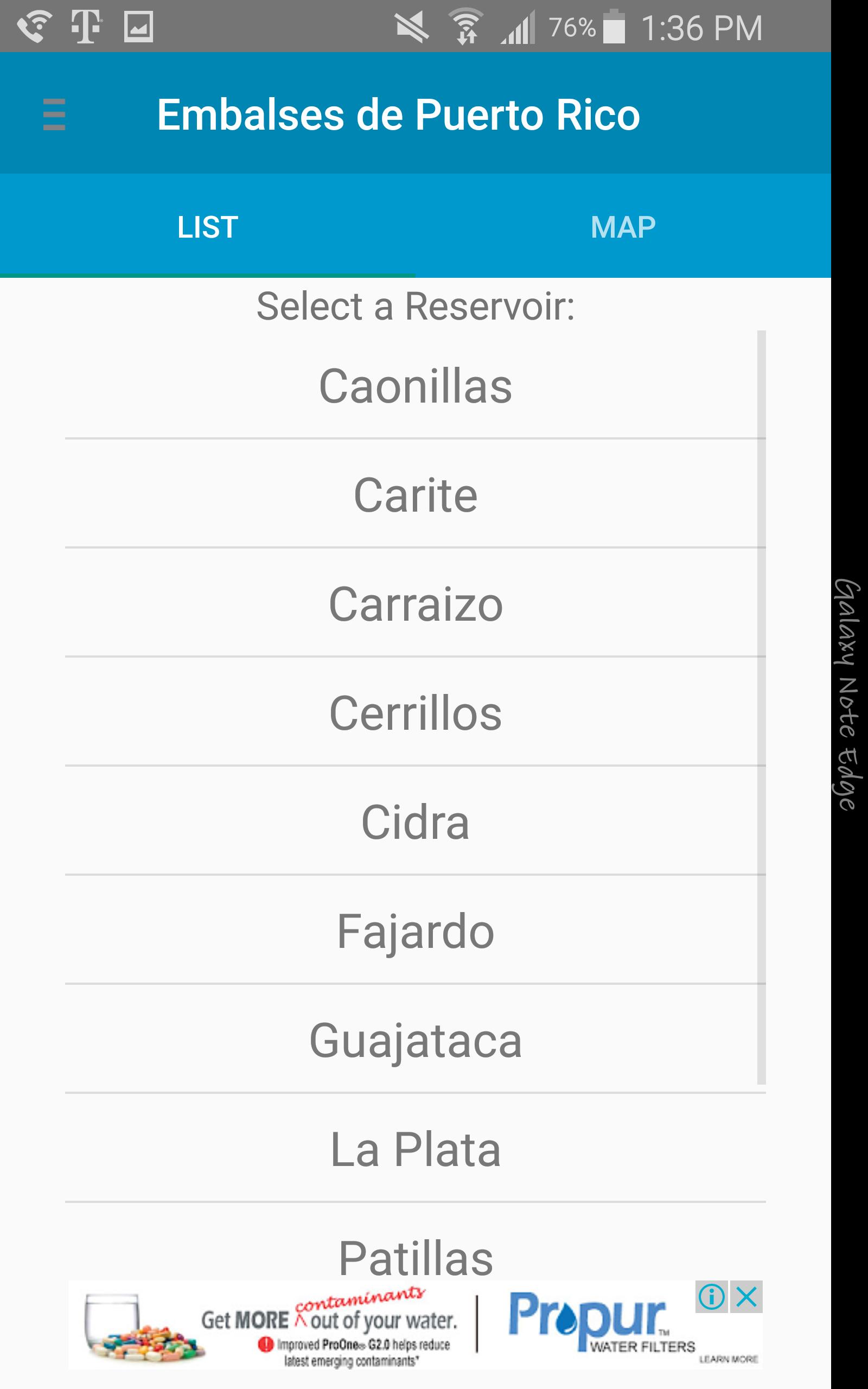 Embalses de Puerto Rico