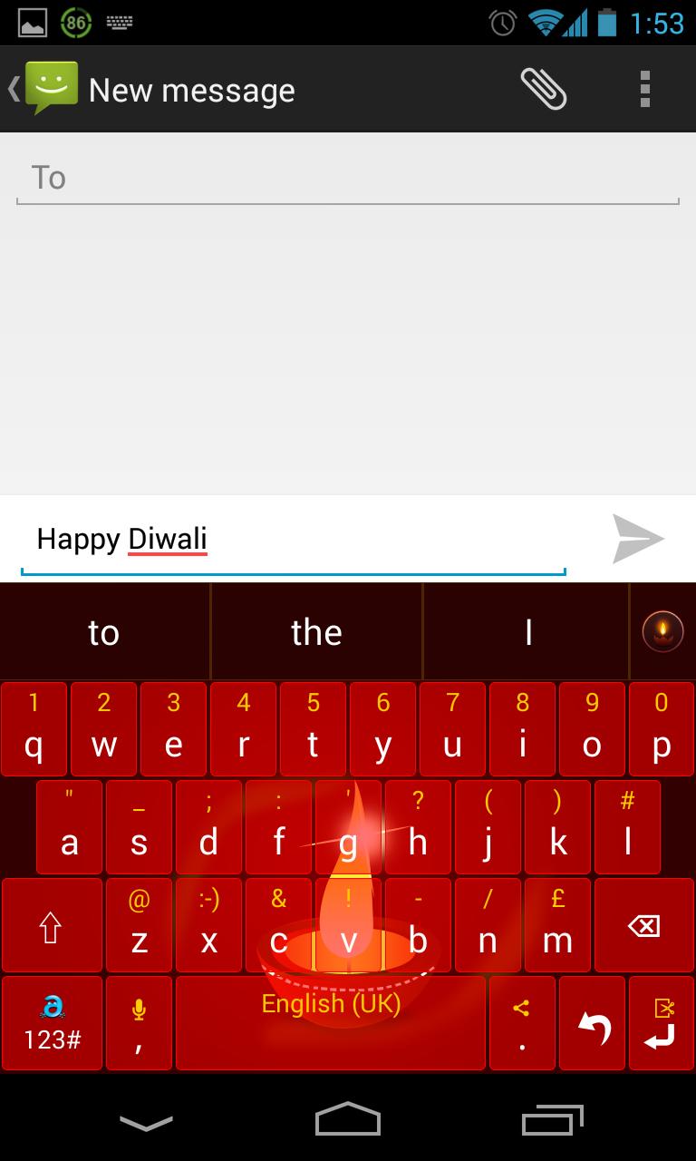 Adaptxt Phone Diwali Theme