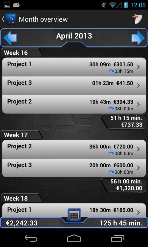 Timesheet - time tracking