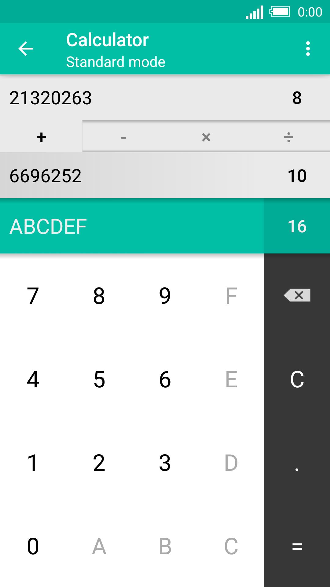 Numeral Systems Calculator