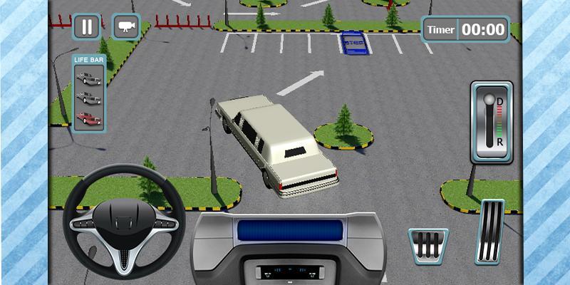 3D Limousine Car Parking- Limo