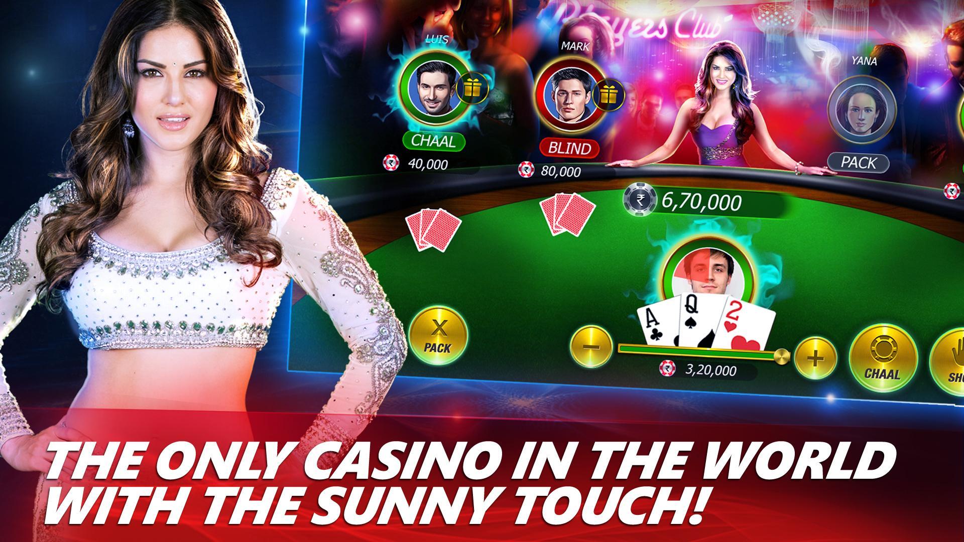 Teen Patti with Sunny Leone