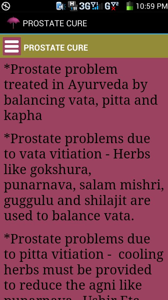 PROSTATE CURE & AYURVEDA