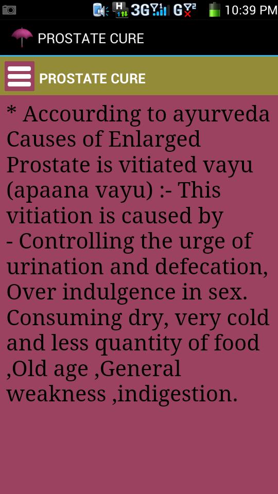 PROSTATE CURE & AYURVEDA