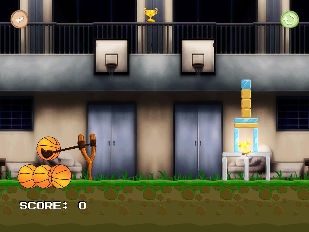 Angry Basketball Catapult