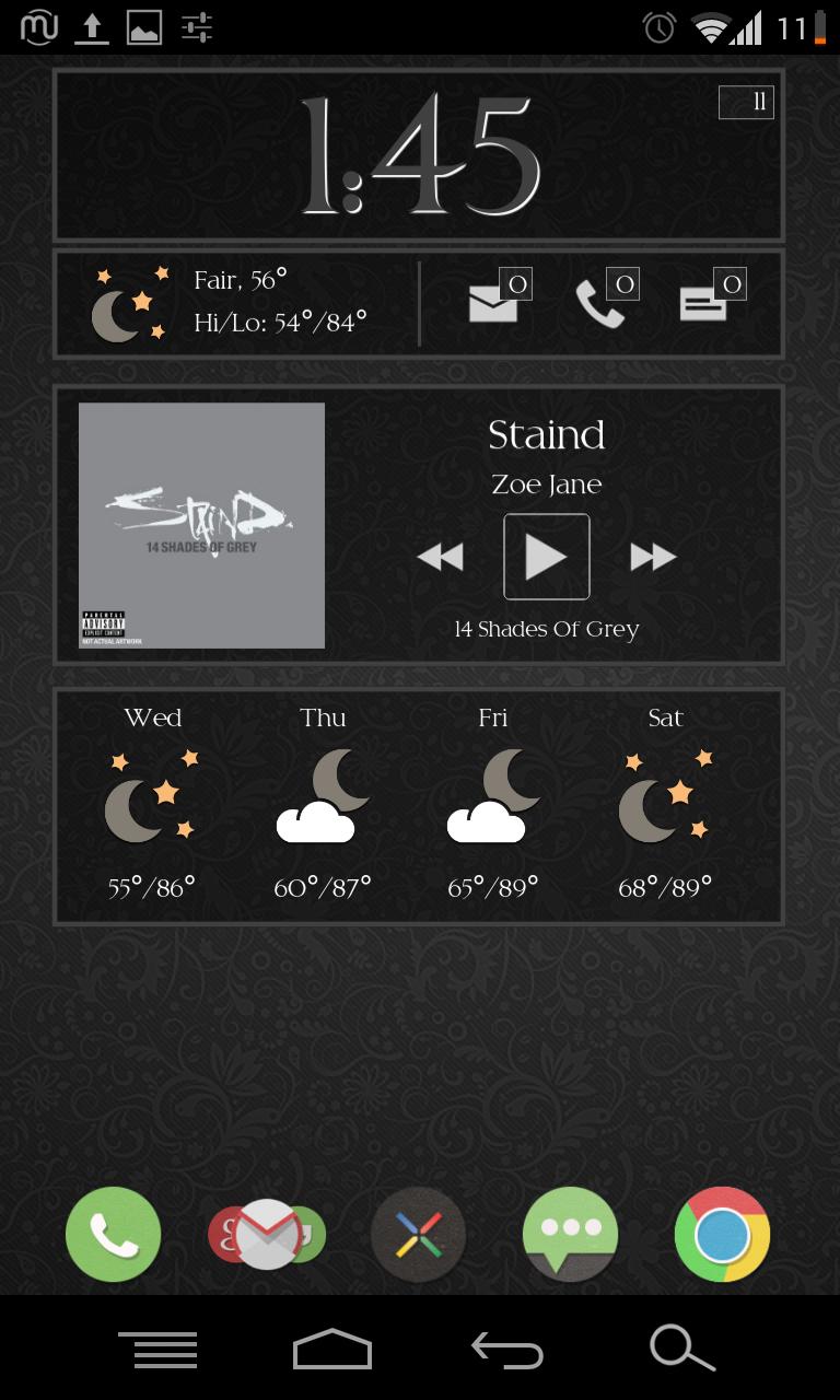 Shaded - Zooper Widget Pro