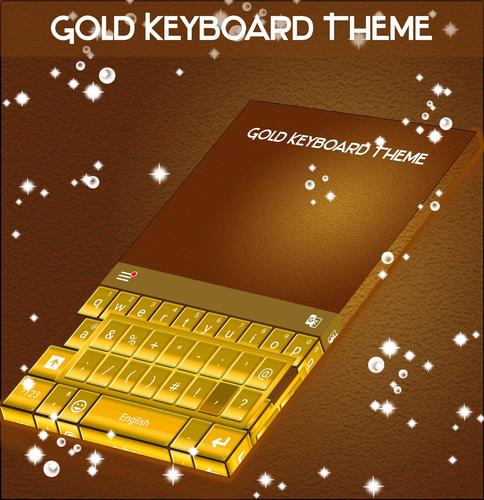 Gold Keyboard Theme