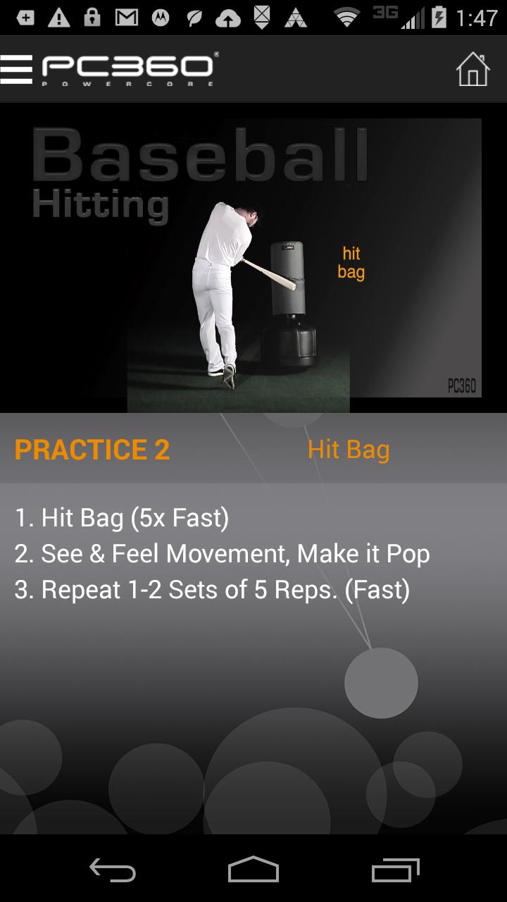 PC360 Baseball Hitting App