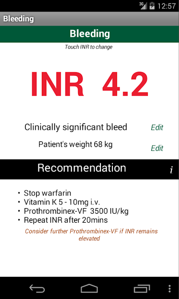 Reversing Warfarin