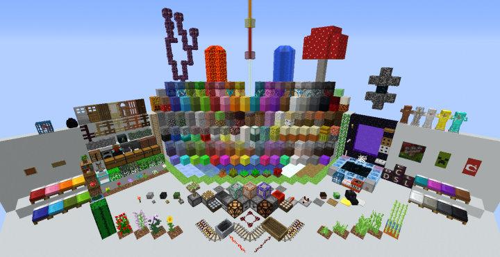 Minecraft 1.13.x แพ็ควัสดุโลกดั้งเดิม