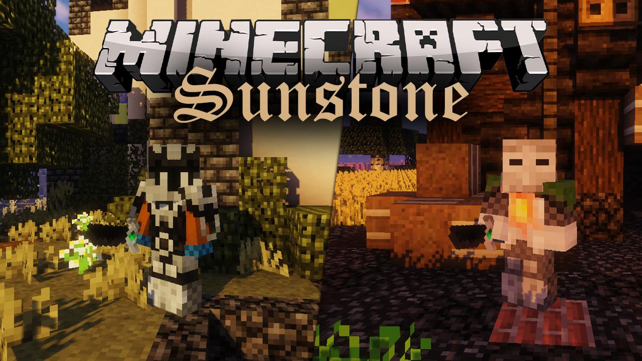 แพ็คเกจทรัพยากร Minecraft Sunstone
