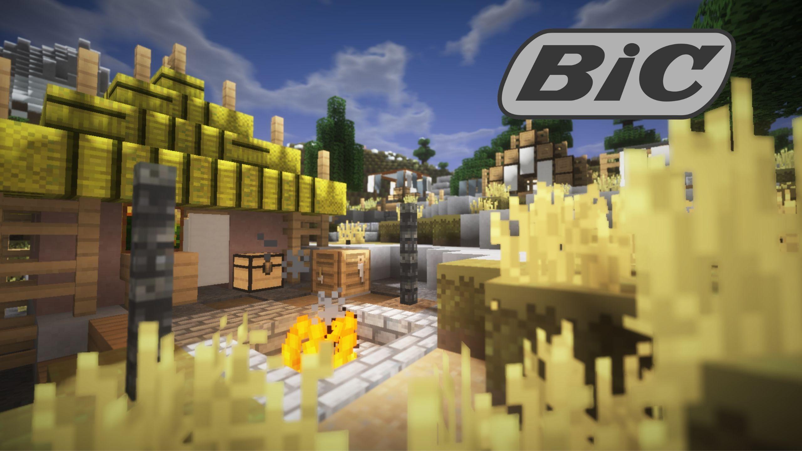 แพ็คทรัพยากร Minecraft Bic