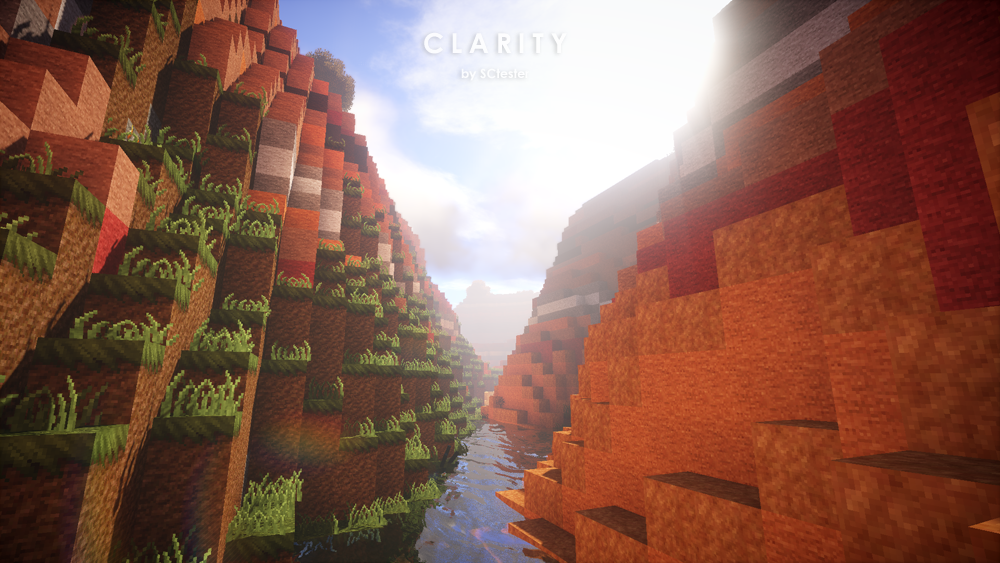 แพ็คเกจวัสดุ Minecraft Clarity HD