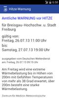 Hitzewarnung
