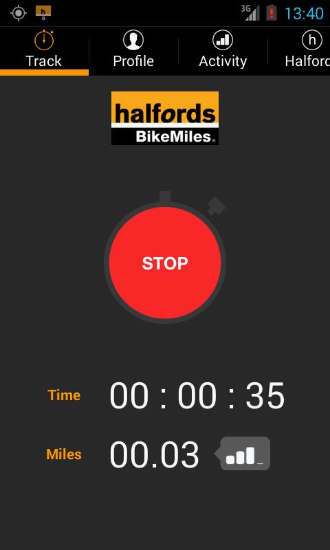 Halfords BikeMiles