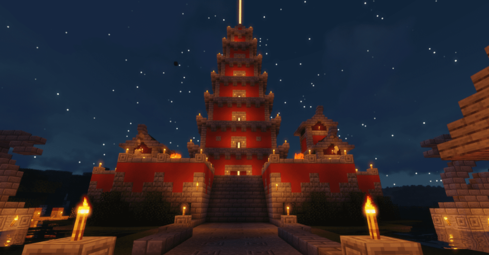 Minecraft Asian Temple Map