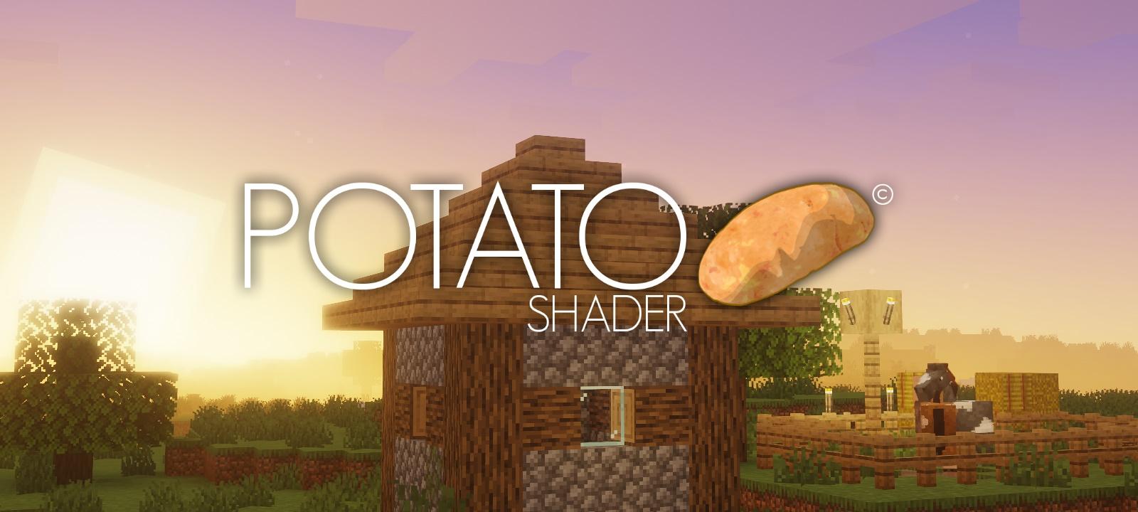 มันฝรั่ง Shader Minecraft1.20.1