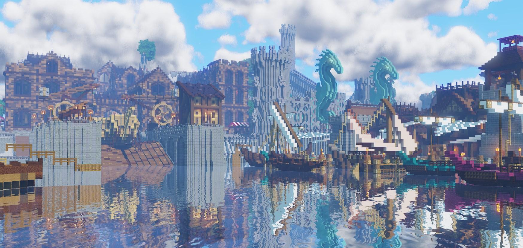 Exposa Shaders Light และ Shadow Package-Minecraft1.20.4