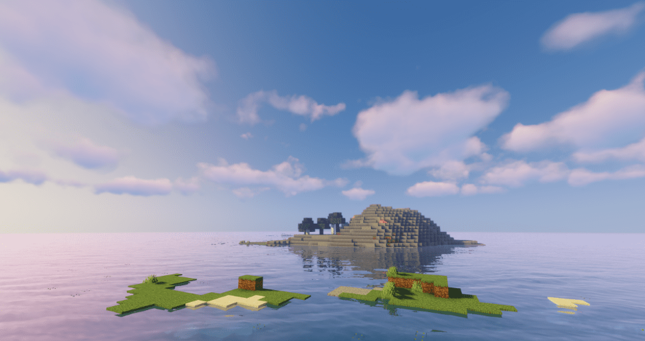 แผนที่ Minecraft Survival Island