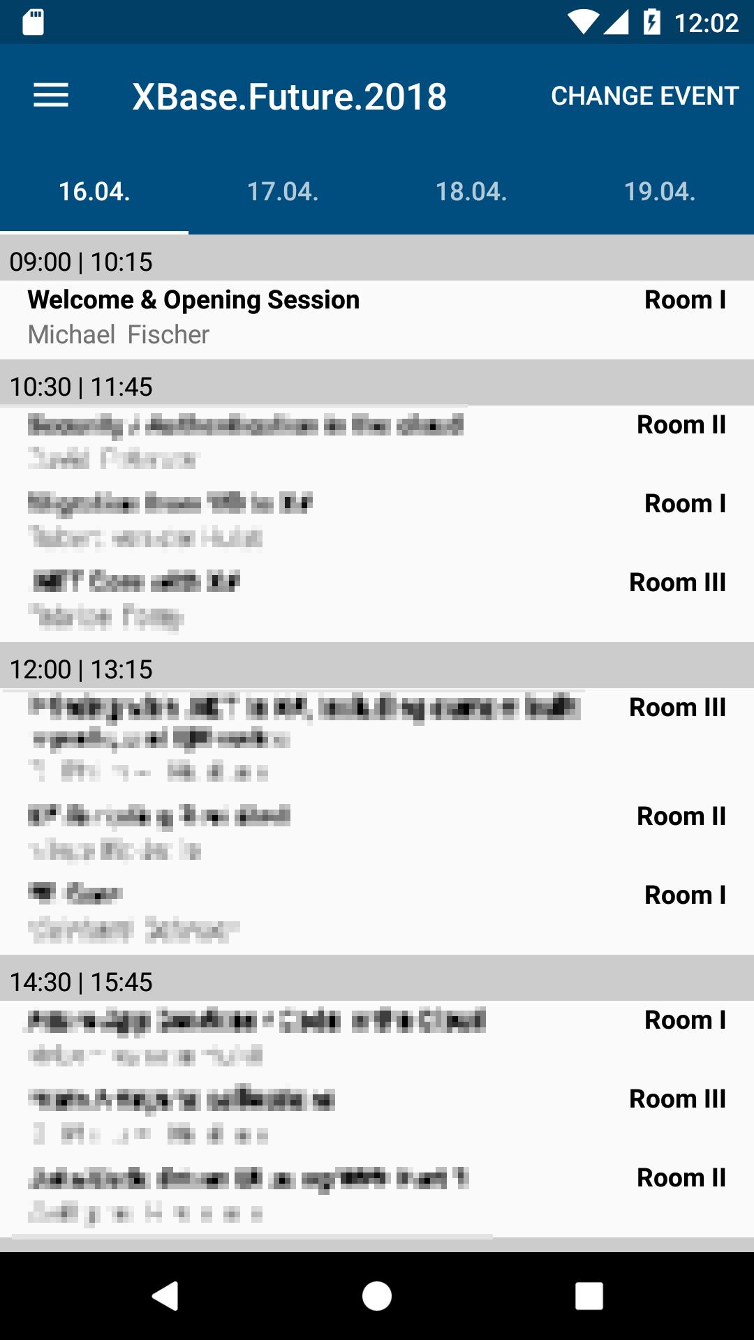 Conference Schedule