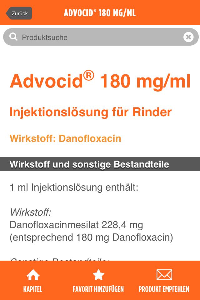 Zoetis Produktkatalog