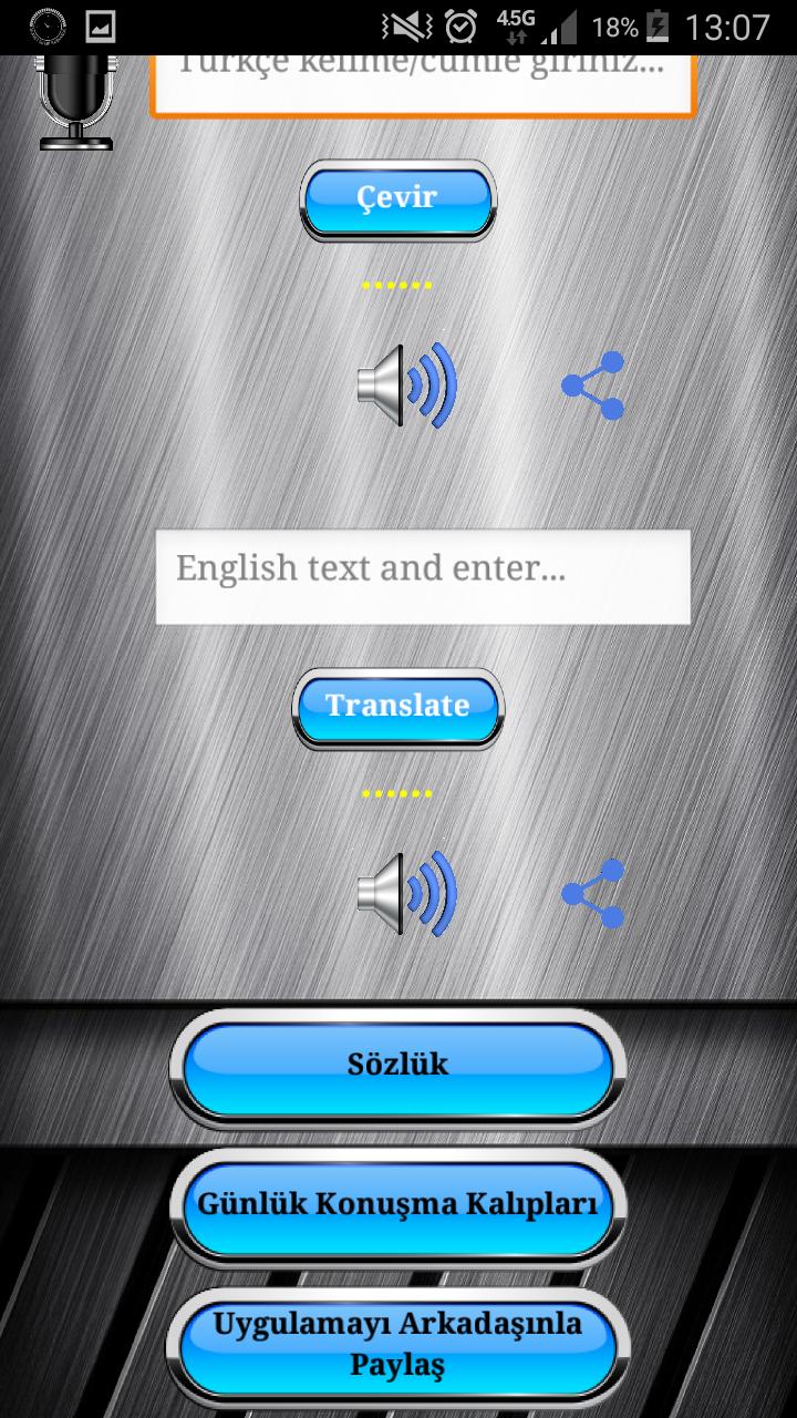 Turkish English Translation
