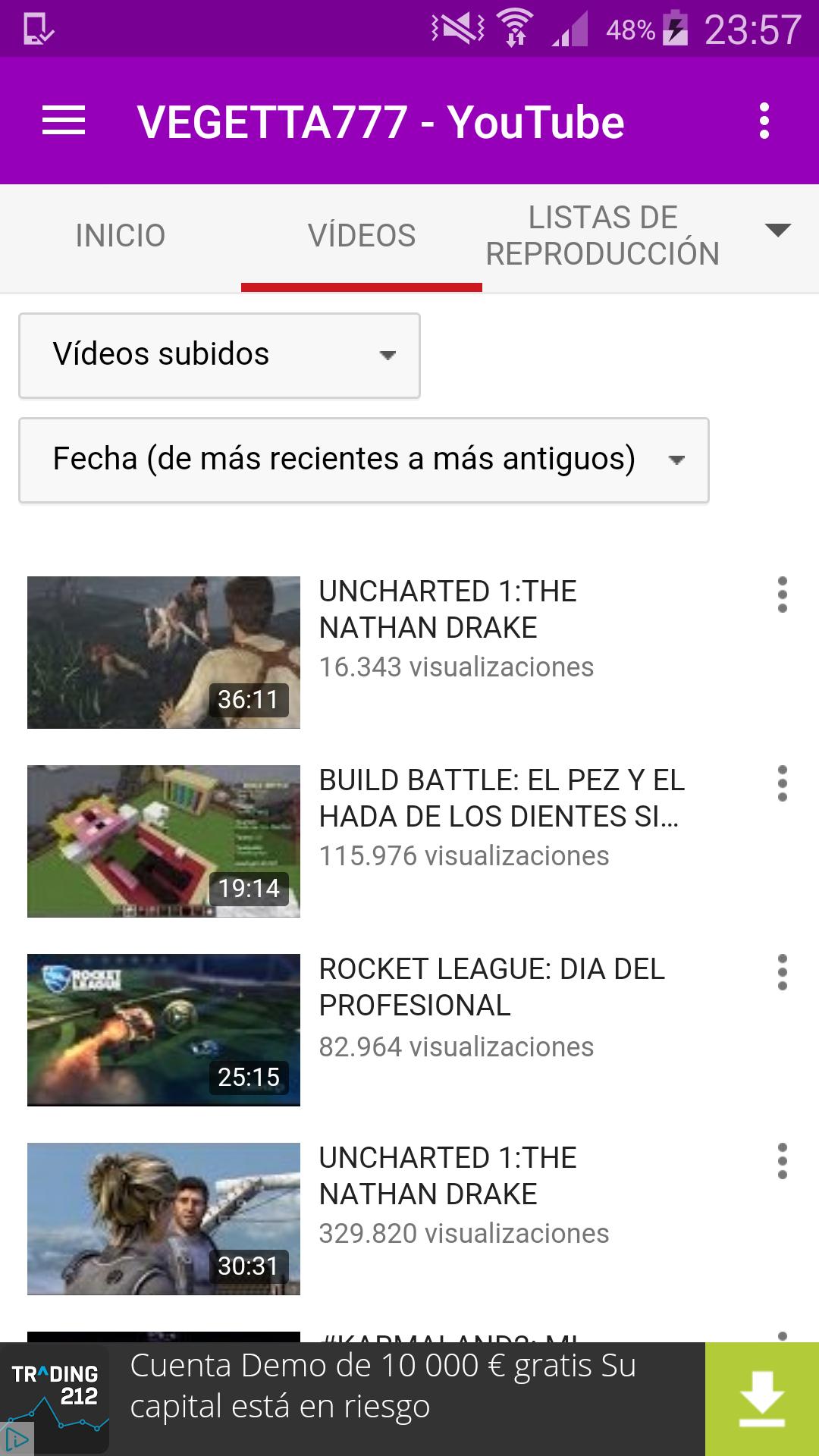 Vegetta777 App