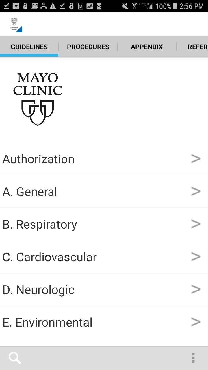 Mayo Clinic Ambulance Service