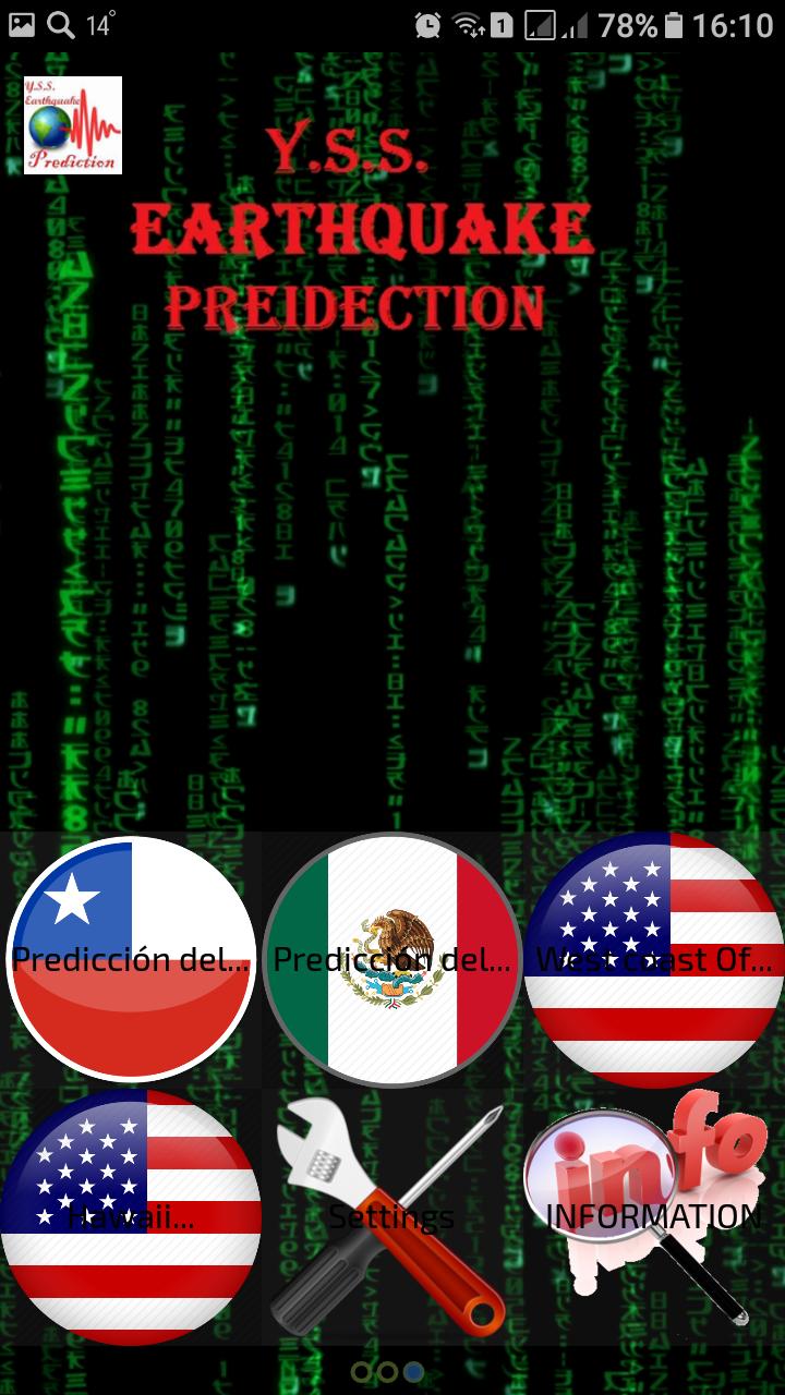 Y.S.S. Earthquake Prediction