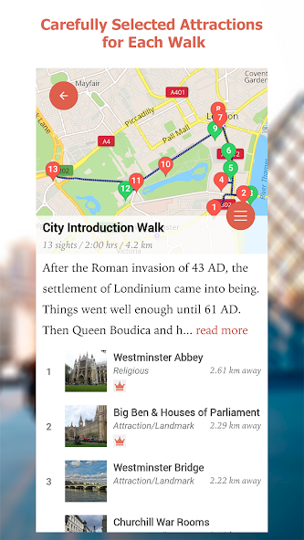 Las Vegas Map and Walks