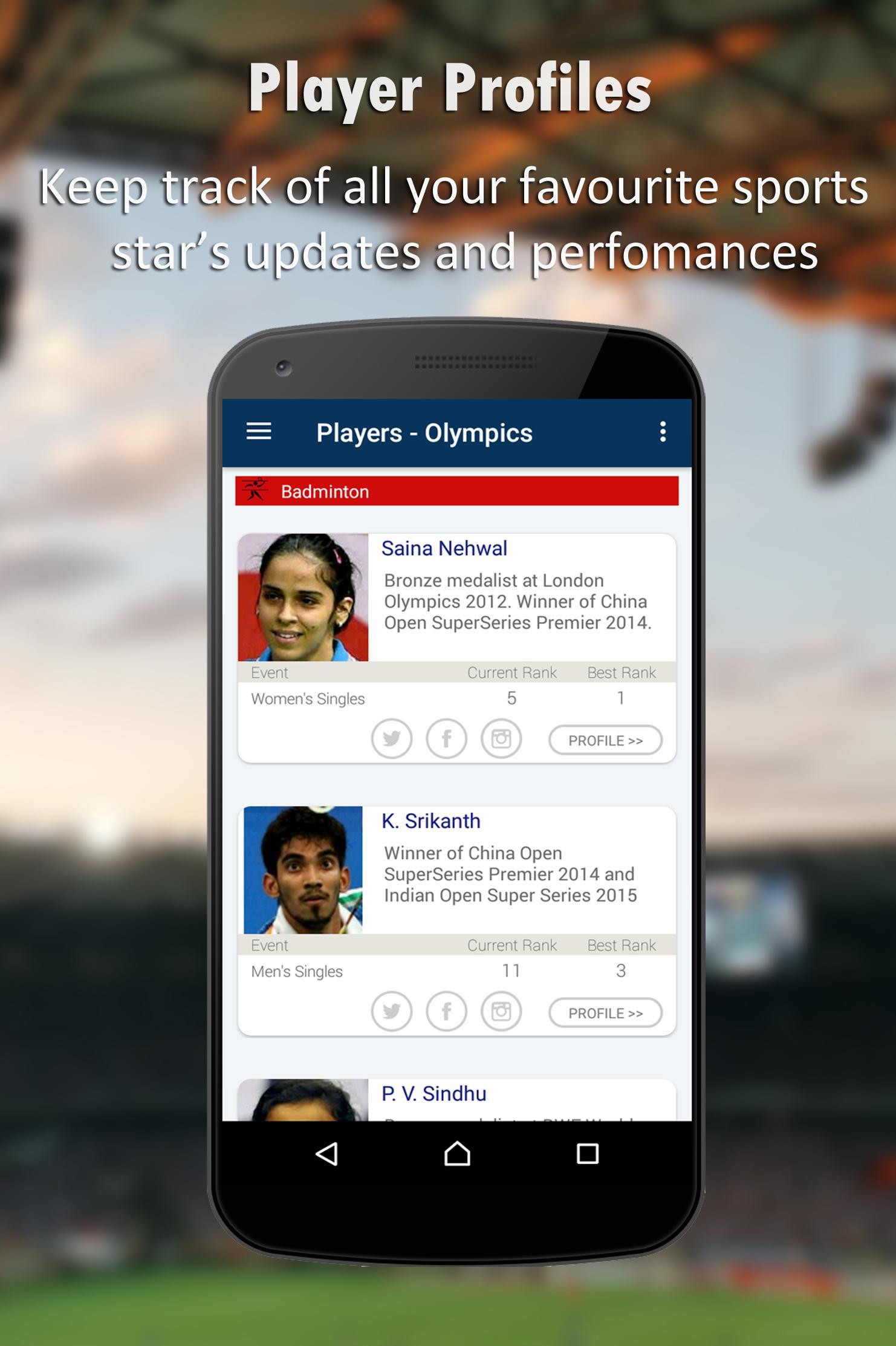 India at Sports