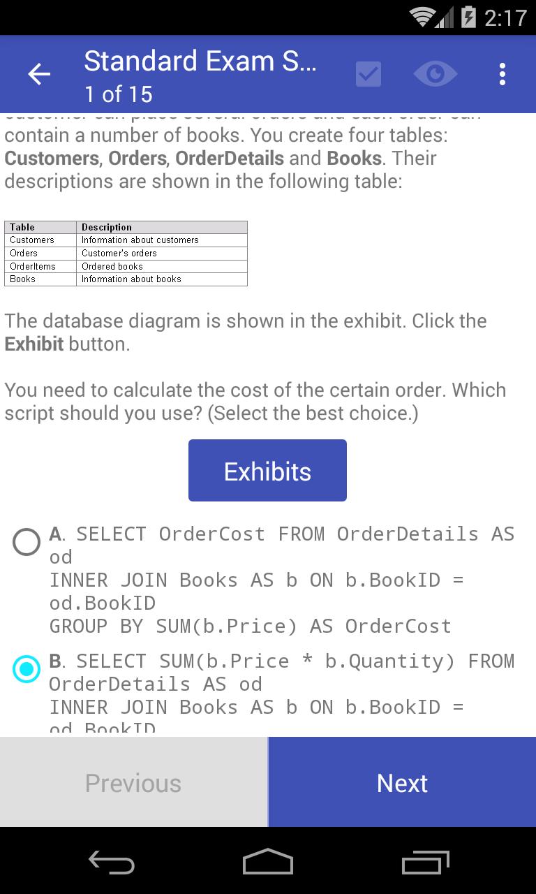 VCE Exam Simulator