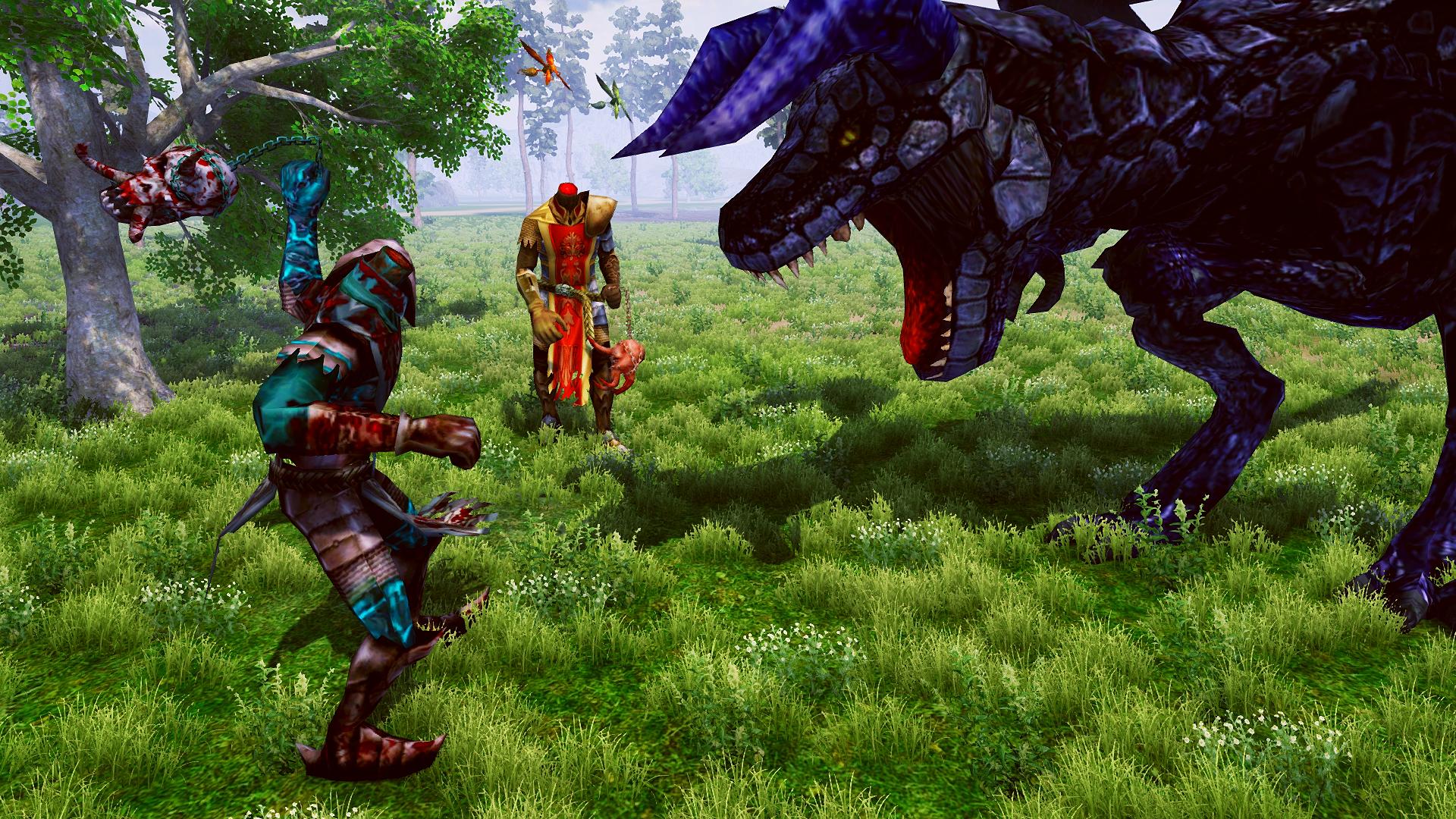 Headless Warrior Simulator