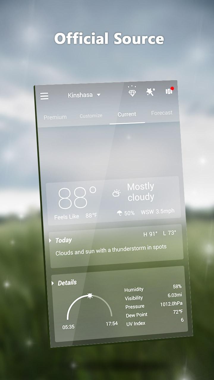 GO Weather Lite - Forecast, Widget, Light