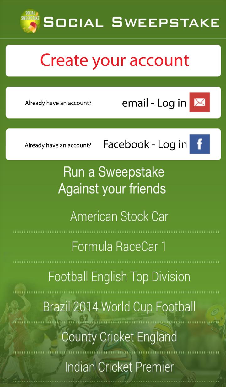 Social Sweepstake