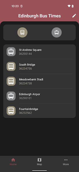Edinburgh Bus Times Tracker