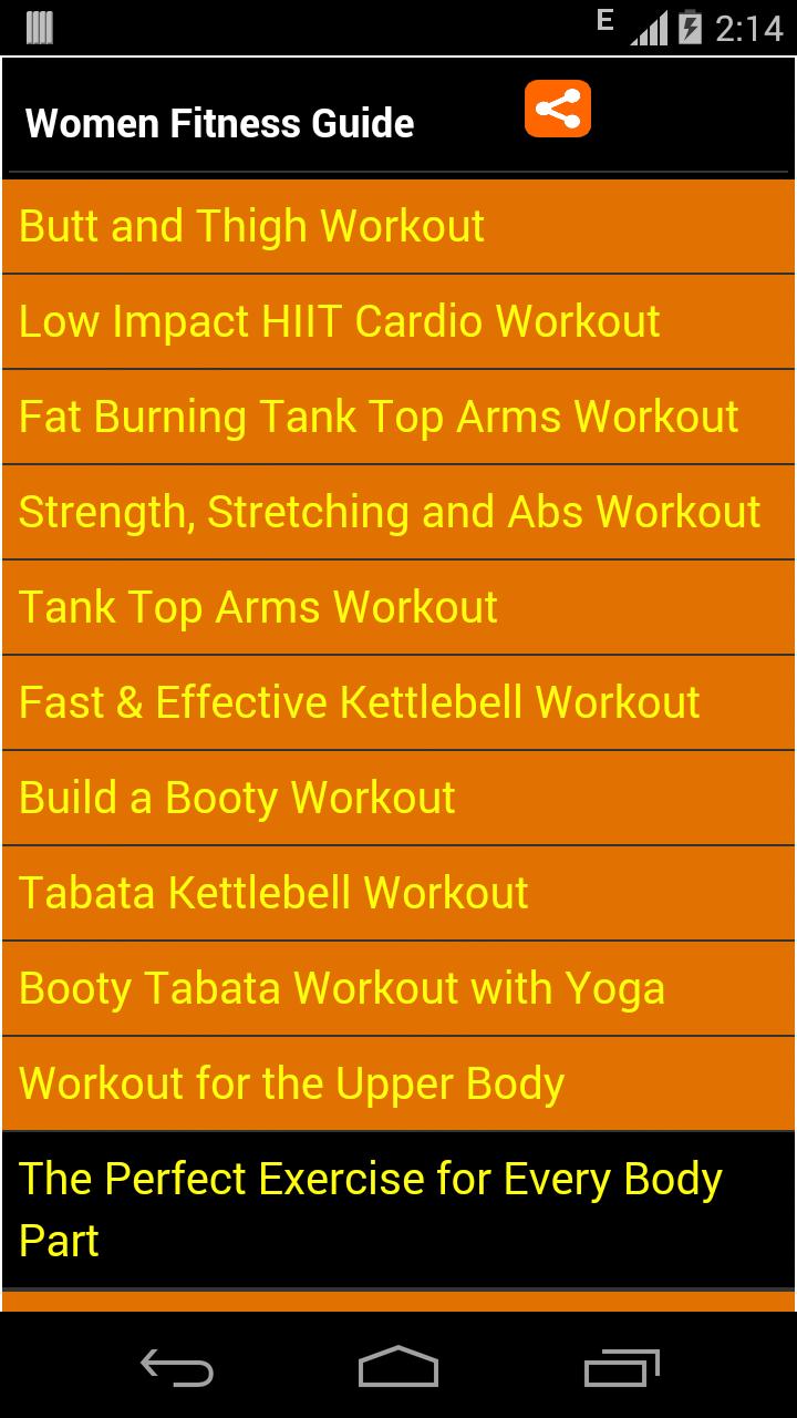 women fitness guide